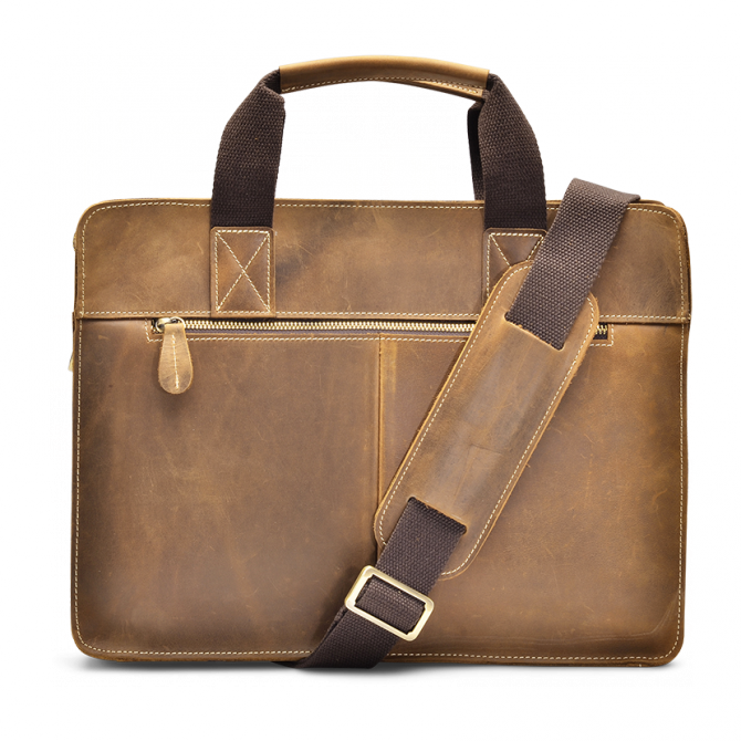 TAS, VINTAGE LEDEREN SAFFRAAN FERRELL. - 3