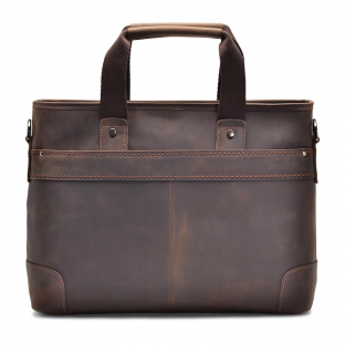 LEDEREN TAS VINTAGE OMBER