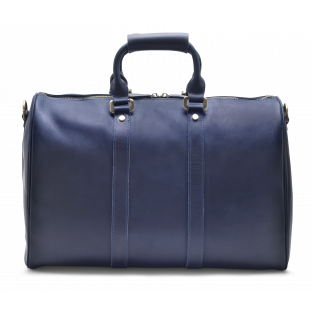 TRAVEL BAG WEEKEND GLAD LEER NACHT BLAUW EIRIK. - 1